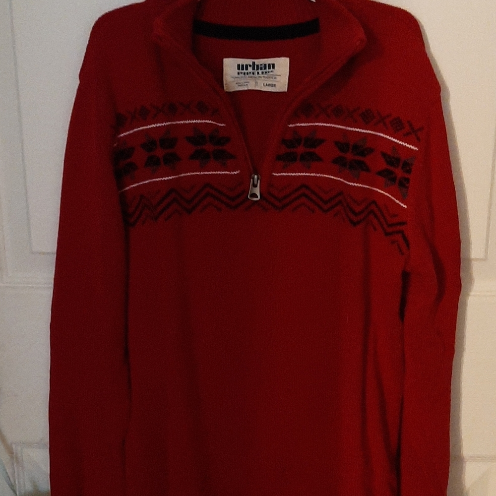 Boys Urban Pipeline quarter zip sweater